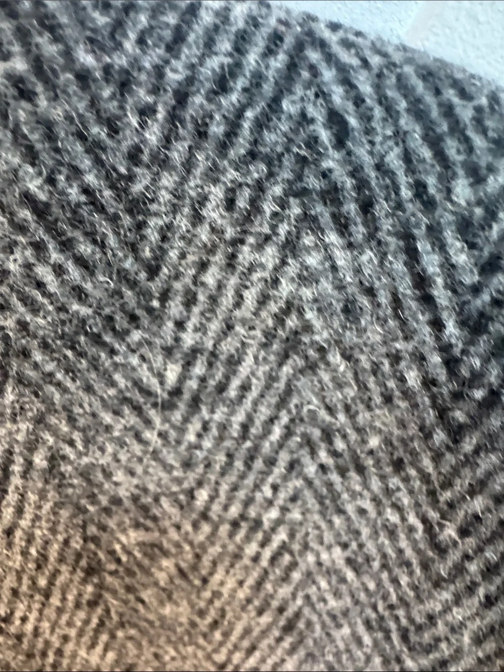 J. Crew Gray Collarless Cropped Wool-Blend Jacket